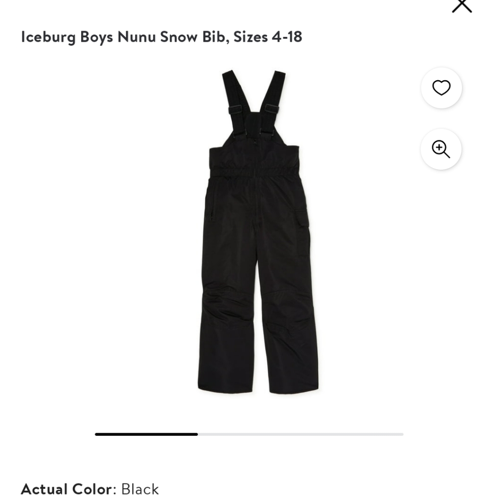 Snow bibs kids XL or 14/16